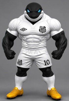 Mascote - Santos 20cm - Aguia Forte